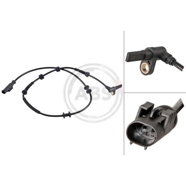 A.B.S. Sensor DrehzahlfüHler Vorne Links Rechts Passend FüR Fiat Panda-image