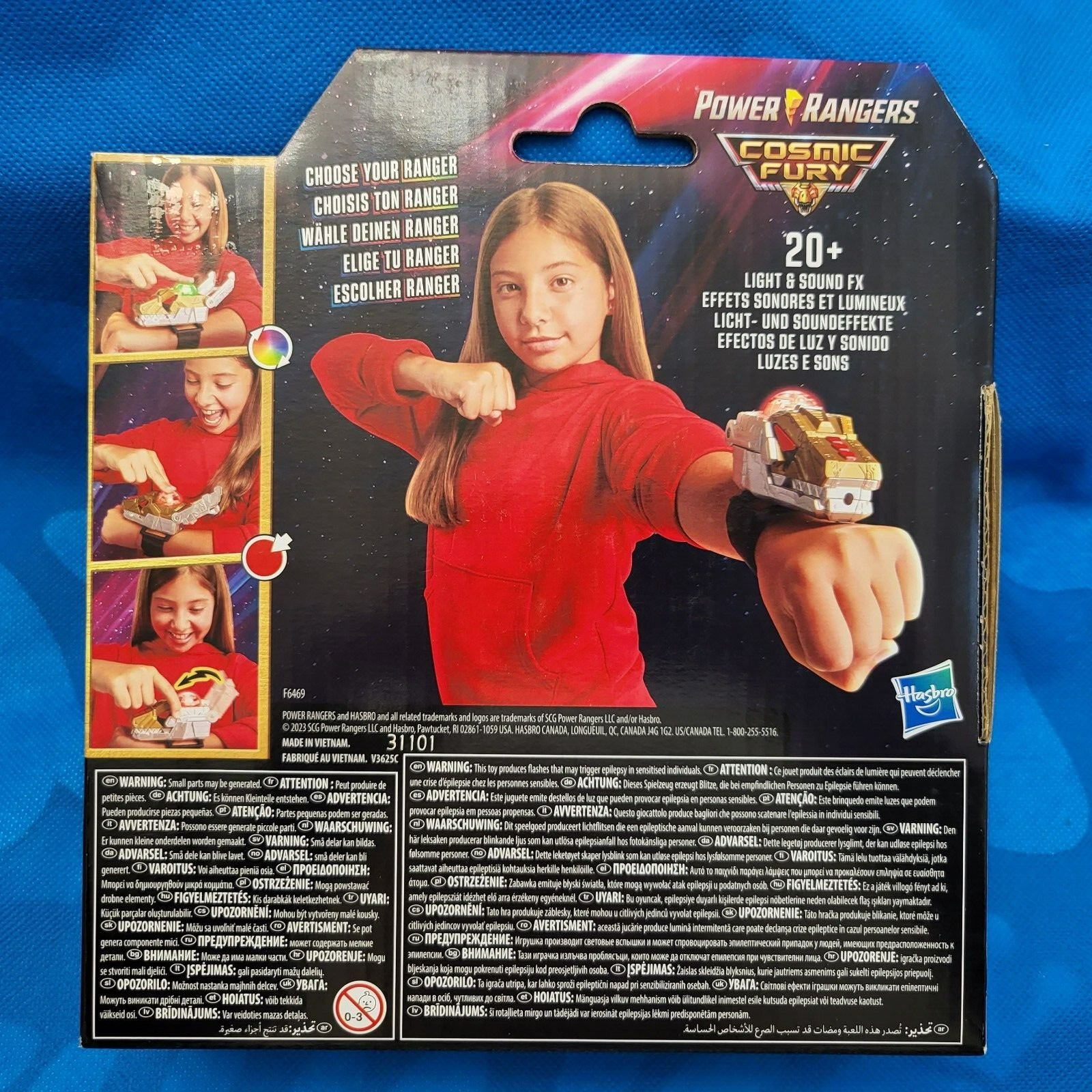 NEW! HASBRO POWER RANGERS COSMIC FURY ELECTRONIC COSMIC MORPHER TOY