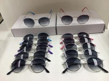 E1034 Round Shaped Small Women Sunglasses Wholesale 12 Pair