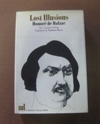 LOST ILLUSIONS by Honore de balzac - 1st modern library HCDJ 1967 - trilogy