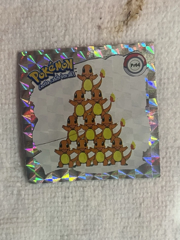 Vintage Holographic Foil Pokemon Stickers - Image 4 of 4
