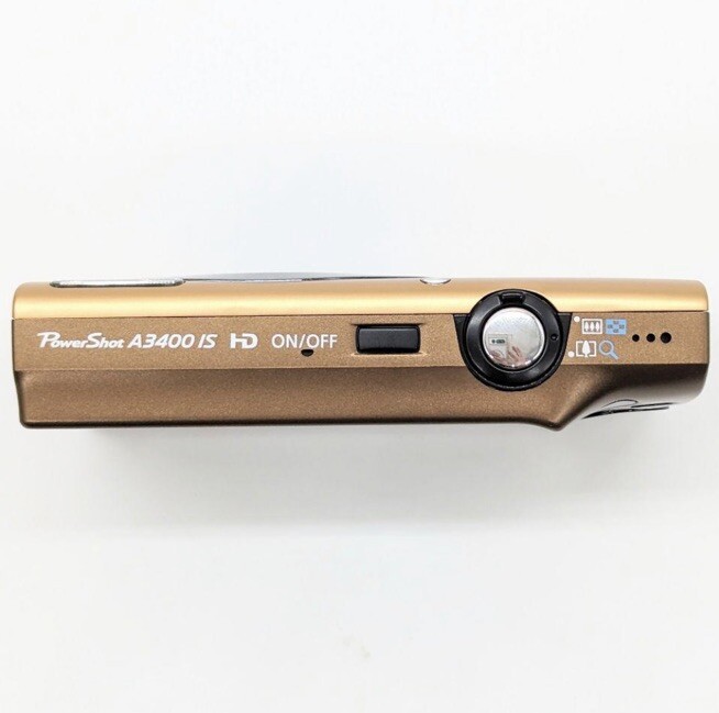 Canon PowerShot A3400IS レトロコンデジ　ゴールド　y2k Canon PowerShot A3400 IS Digital Camera Gold | eBay