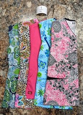 NEW WOMENS ASSORTED BRAND MEDICAL SCRUB TOPS SIZE XS