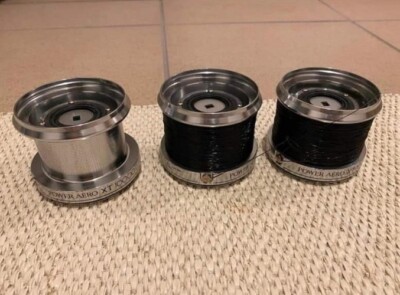 3 Bobines Shimano Power Aero XT 10000 – Rechange Pour Moulinet Carpe, Japon