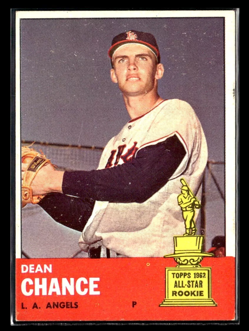 Dean Chance trading card