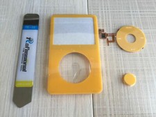YELLOW Front Faceplate Case Housing Clickwheel Button for iPod 5th Video 80GB