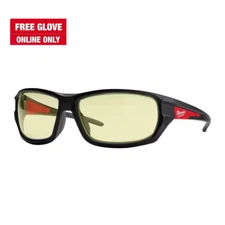 Milwaukee Yellow Performance Safety Glasses Fog-Free Lenses