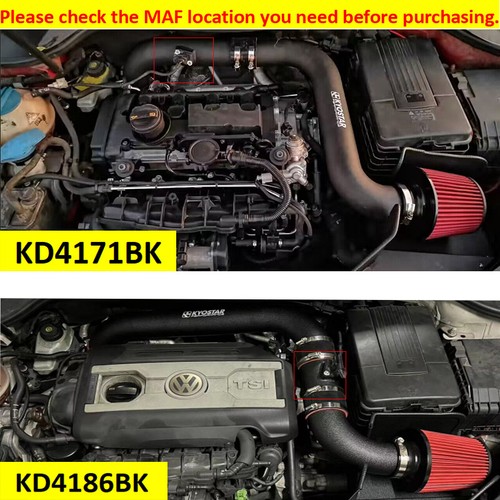 3'' Cold Air Intake Pipe & Filter Kit For VW Golf MK6 GTI Beetle Passat Audi A3 - Picture 2 of 10