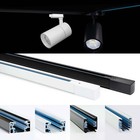 1.5M 2M Track Rail Black White Single Circuit/3 Circuits For LED Track Lights