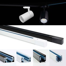 1.5M 2M Track Rail Black White Single Circuit/3 Circuits For LED Track Lights