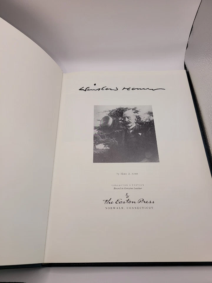 WINSLOW HOMER Leather Bound EASTON PRESS Mary A. Judge 1986 Foto 4 de 4