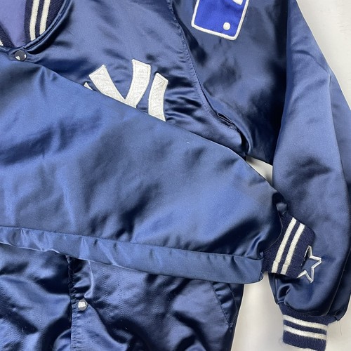 Giacca raso vintage anni 80 90 New York Yankees ricamata con bottoni XS - LEGGI DESCRIZIONE - Foto 4 di 24