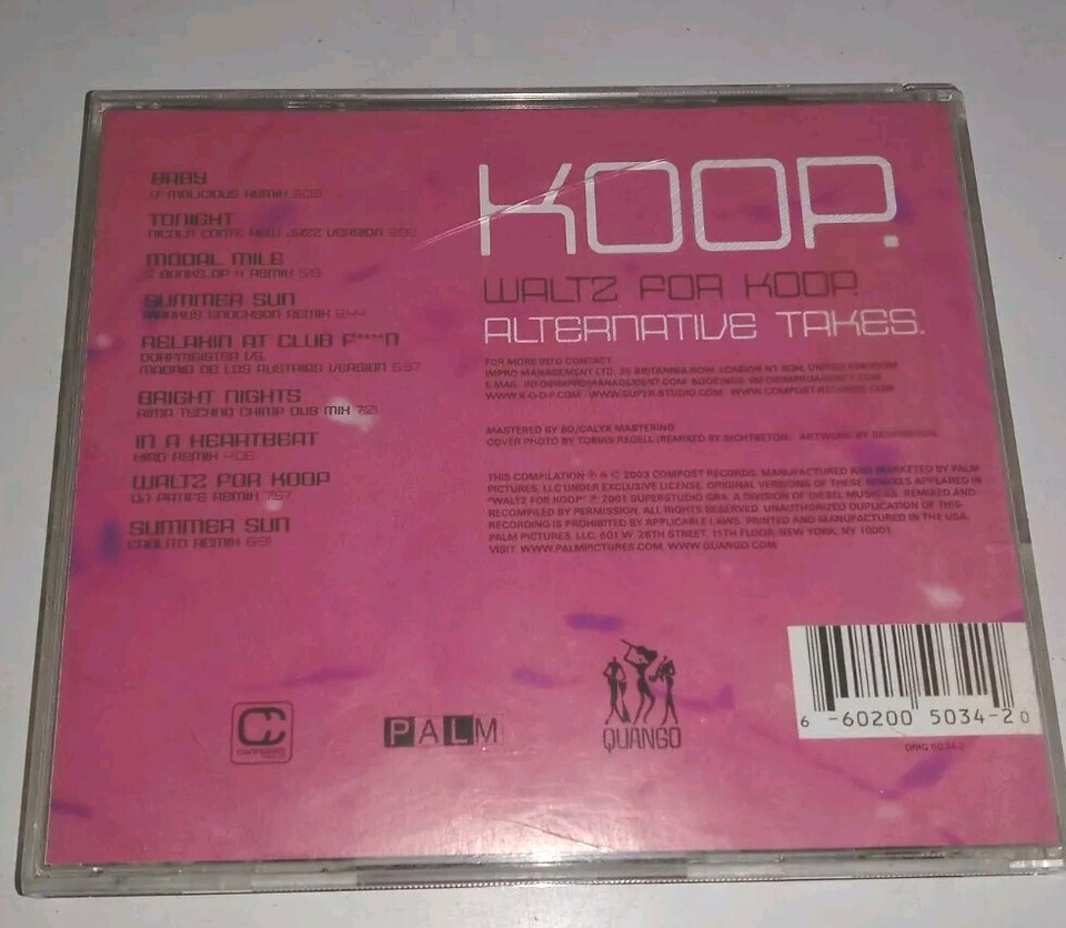 RARE Waltz for Koop Alternative Takes Good Condition Free Postage RARE