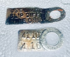 1969 Dodge Superbee Dana Original 4.10 Lube Rear Cover Tags