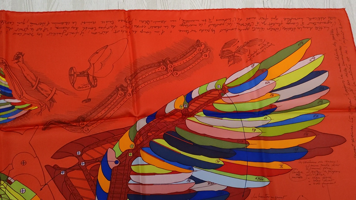 Unused w/box HERMES Care 90 Le Pegase d'Hermes Silk Scarf 90cm US