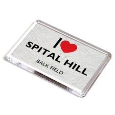 FRIDGE MAGNET - I Love Spital Hill, Balk Field