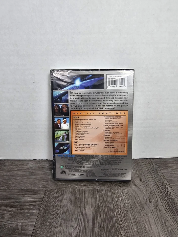 Star Trek IV The Voyage Home DVD 2003 2 Disc Collection Sealed New - Image 3 of 3