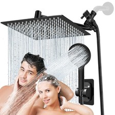 12 Inch Shower Head,High Pressure Rainfall Shower Head Combo with Handheld Sp...