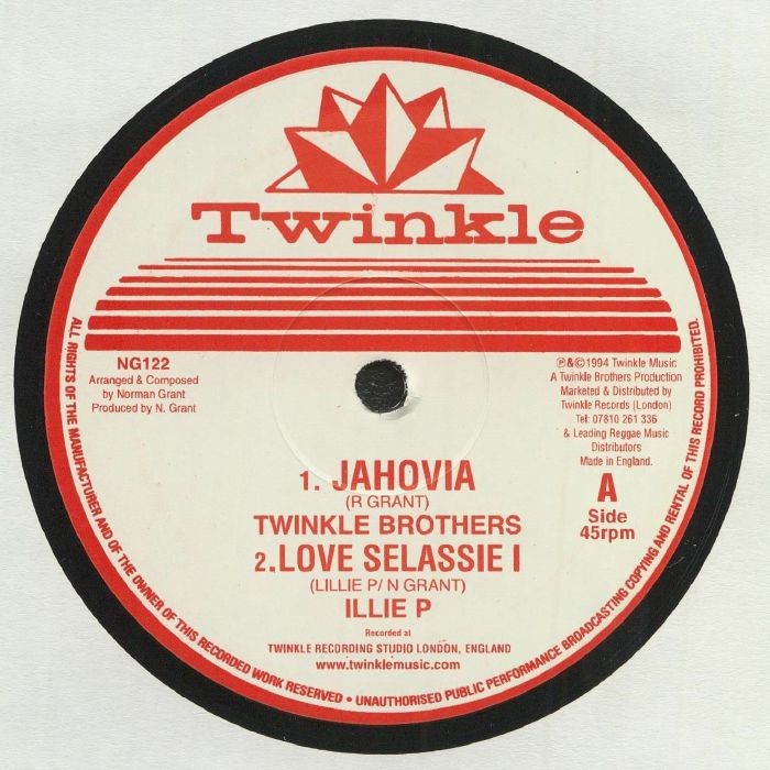 TWINKLE BROTHERS/ILLIE P/TWINKLE RIDDIM SECTION - Jahoviah - Vinyl (12")