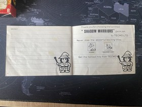 NES Spiel Shadow Warriors PAL-B