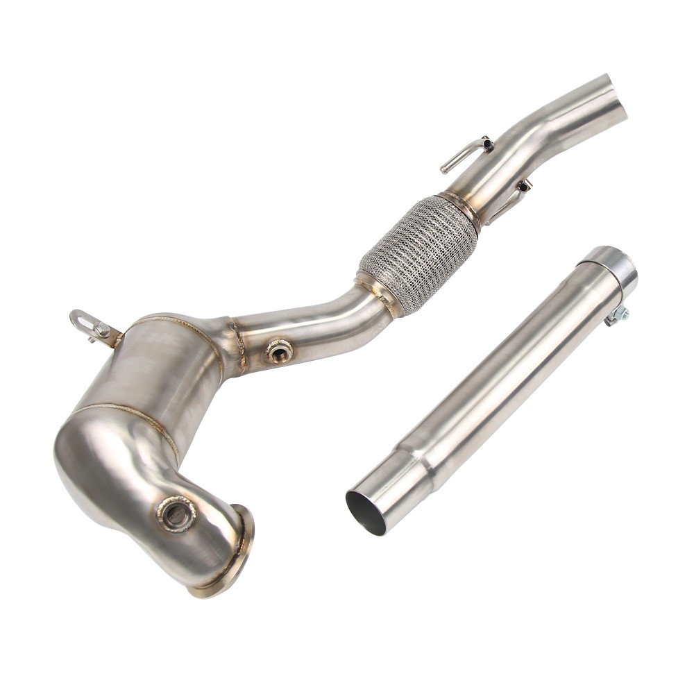 KYOSTAR 4"" Exhaust Downpipe Stainless For VW Golf MK7 Jetta Passat EA211 1.4T