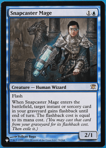 Snapcaster Mage (The List) Innistrad NM Blue Rare MTG CARD (ID# 507449) ABUGames - Picture 1 of 2