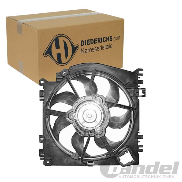 Diederichs LÜFter MotorkÜHlung 340Mm 200W Passend FüR Renault Clio Modus-image