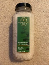 BATH BODY WORKS AROMATHERAPY STRESS RELIEF EUCALYPTUS SPEARMINT SOAK SALT