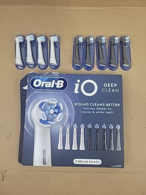 Oral B IO Deep Clean 9 Replacement Brush Heads