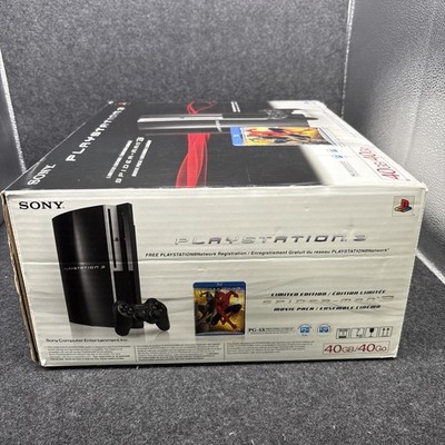 Sony PlayStation 3 Launch Edition 40GB Piano Black Console