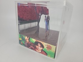 Shenmue II "Catching Leaves" 3D Cube Handmade Diorama Sega Dreamcast Video Game