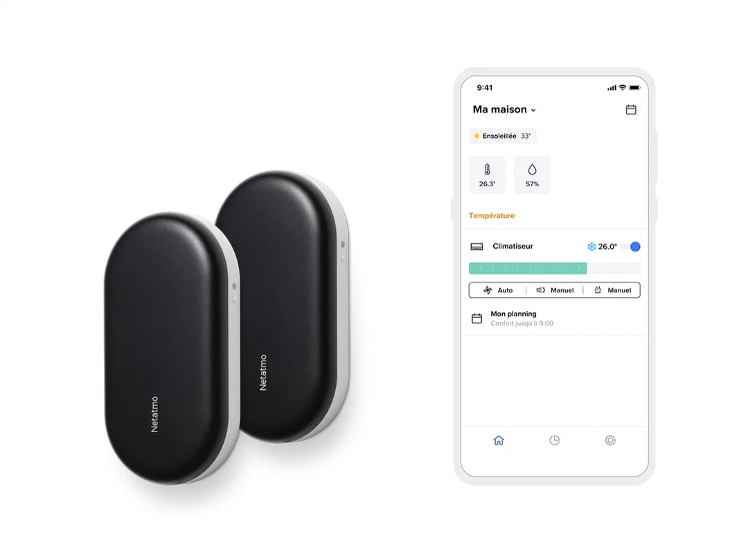 Image of Netatmo Pack 2 Controlli intelligenti compatibili con tutti i condizionatori