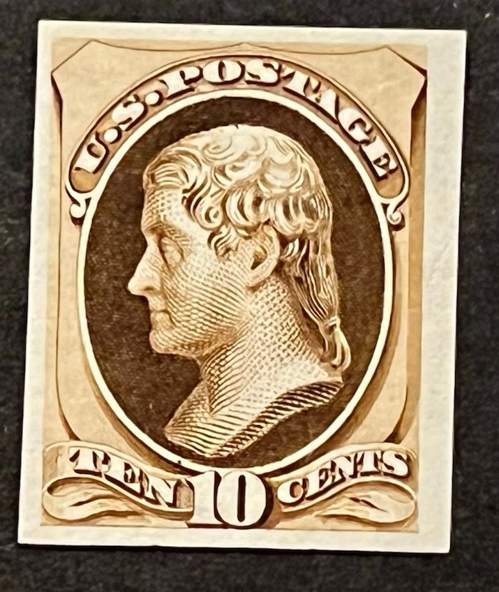 Travelstamps: US Stamps Scott #161p3 - 10 Cent Proof on Paper Mint MNH NGAI - Image 2 of 4