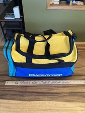 Vintage Energizer Battery ( Bunny ) Duffel Gym Travel Bag W/Shoulder Strap