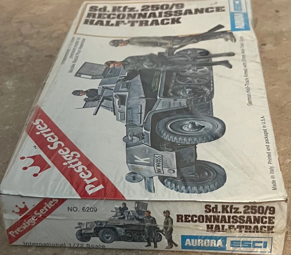 Aurora Esci Prestige Series Sd.Kfz.250/9 Half Track 1:72 Scale Kit 6209 Sealed - Image 4 of 4