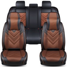 Mercedes E Klasse W210 S210 Bj 1995-03 kompatible Schonbezüge in Schwarz/Braun F