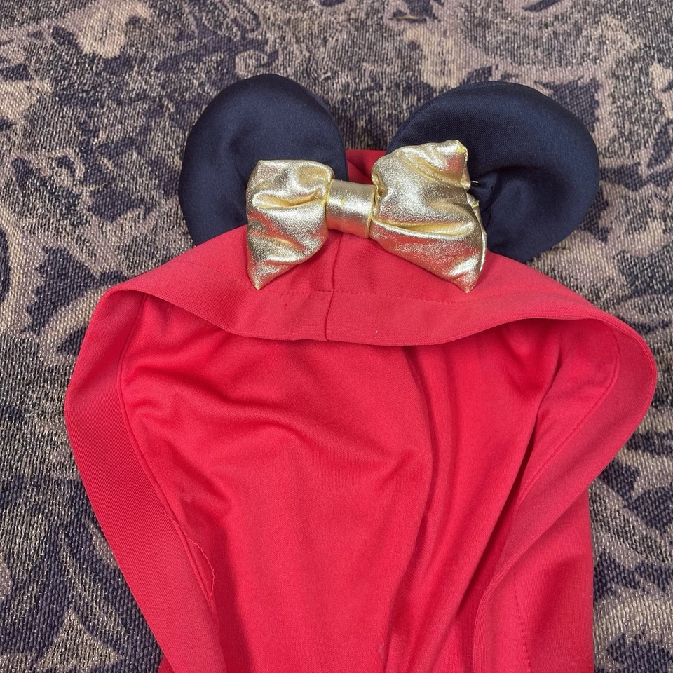 Disney Minnie Mouse Sleeve Tutu Red Dress-hoodie Girls Size Size 5 - Image 4 of 4
