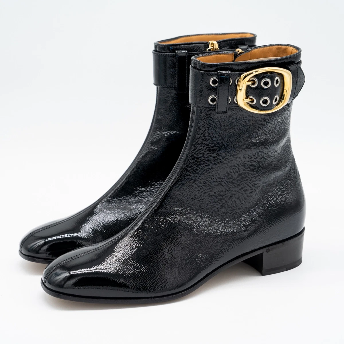 Gucci Zip Leather Upper Boots for Men for sale | eBay