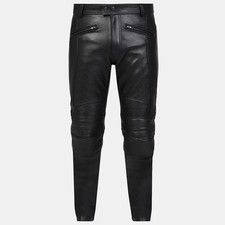 Mens Leather Pant, Slim Fit Leather Trouser Sheep Leather Biker Pant Custom Size