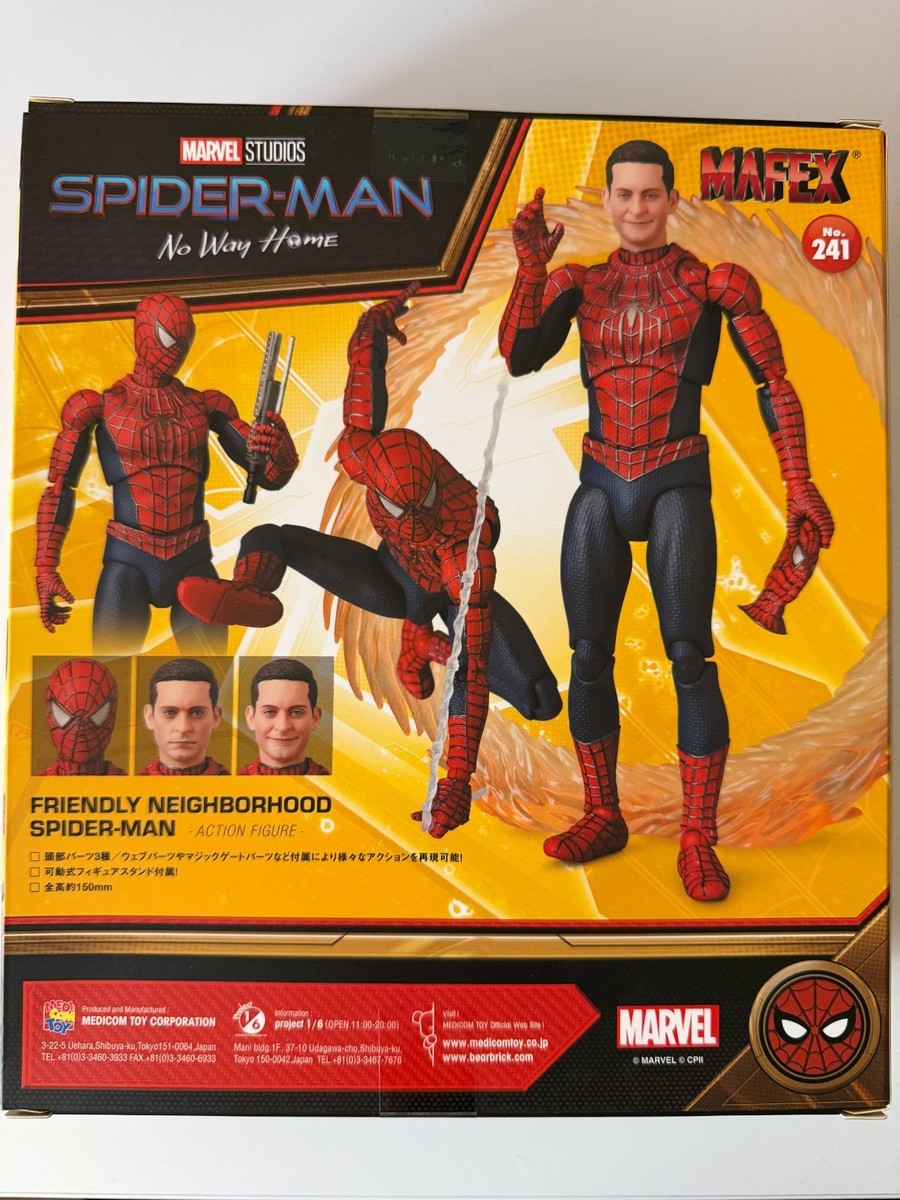 Mafex No. 241 Spider-Man, Friendly Neighborhood Spider-Man, NEW
