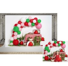 Kate 10x8ft Happy Birthday Photo Backdrop Colorful Balloons Background