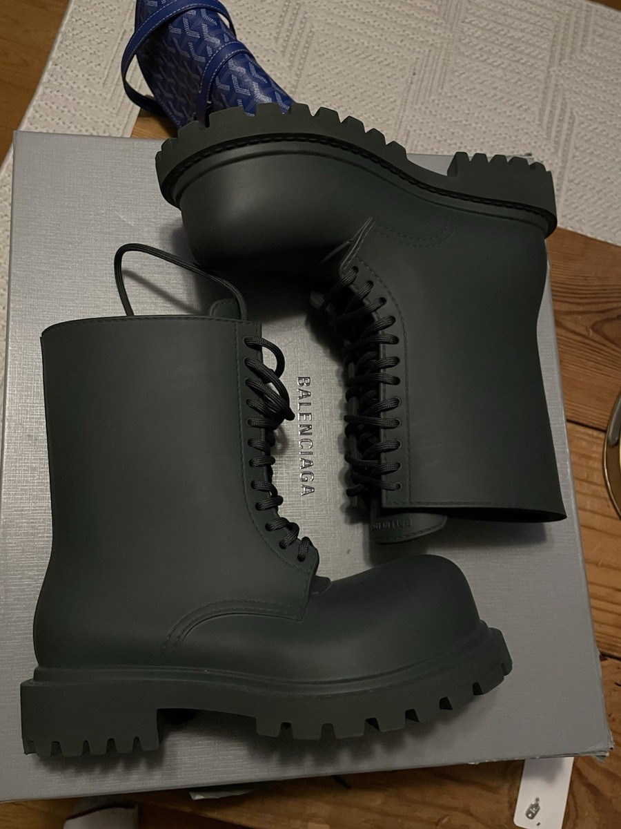Size 40 Tried On Balenciaga Steroid Boots Khaki $1,300