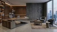 Design BüRo Set Modern Schreibtisch Couchtisch Arbeitsplatz