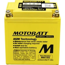 Motobatt Battery Sealed - Factory Activated -  MB10U MB10U