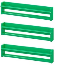 3 x Ikea Flisat Solid Wood Shelf Wall Storage Book Shelf,green, 906.145.75