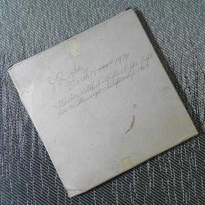 Stanley Ketchal vs Billie Popke middle wieght championship 1909 8mm reel film