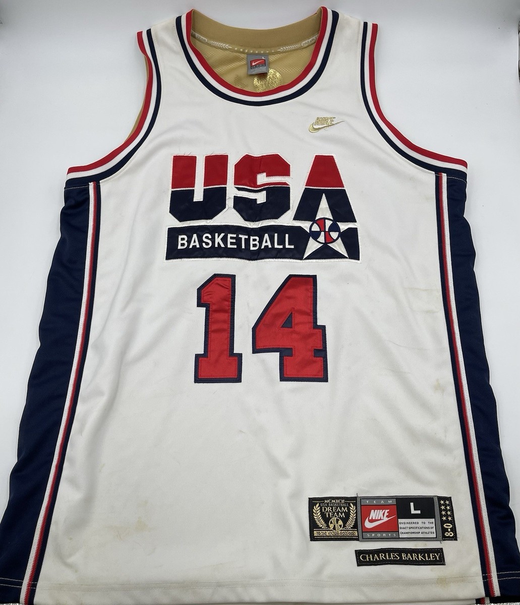 Vintage/ Nike Basketball/ Dream Team/1992/ Charles Barkley/ LG