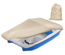 iCOVER Pedal Boat Cover, Fits 3 or 5 Person Paddle Boats Water Proof Heavy Sand