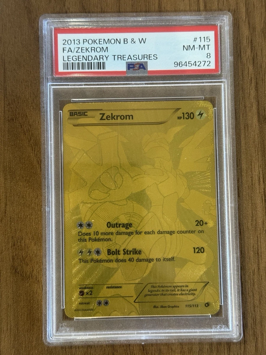 Zekrom Pokémon TCG Secret Rare Individual Collectible Card Game