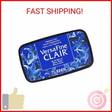 Tsukineko, VersaFine Clair, Full Size Ink Pad, Blue Belle